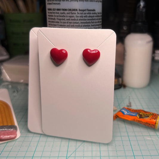 Simple Heart Studs